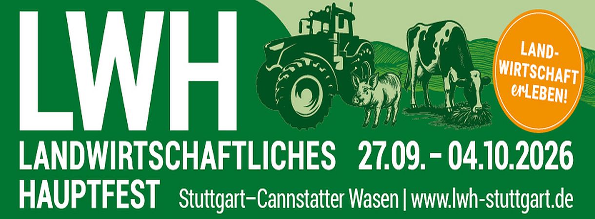 Veranstaltungsplakat zum Landwirtschaftlichen Hauptfest 2026