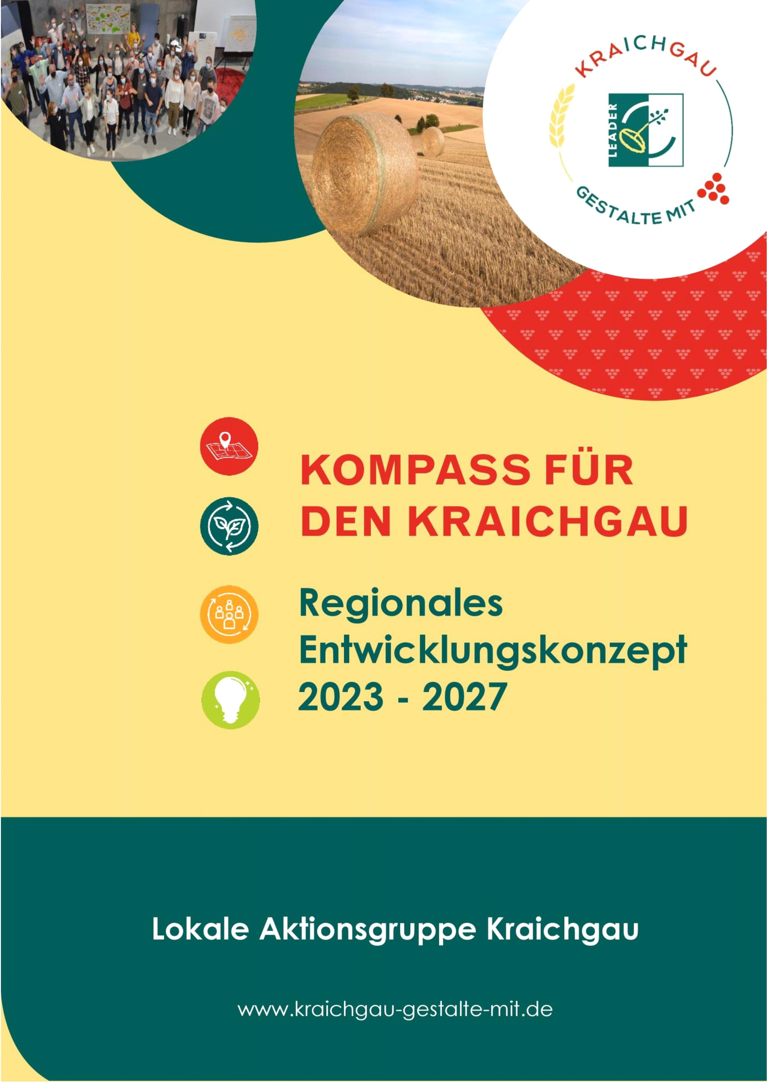 Titelbild des Regionalen Entwicklungskonzepts der LEADER-Aktionsgruppe  Kraichgau