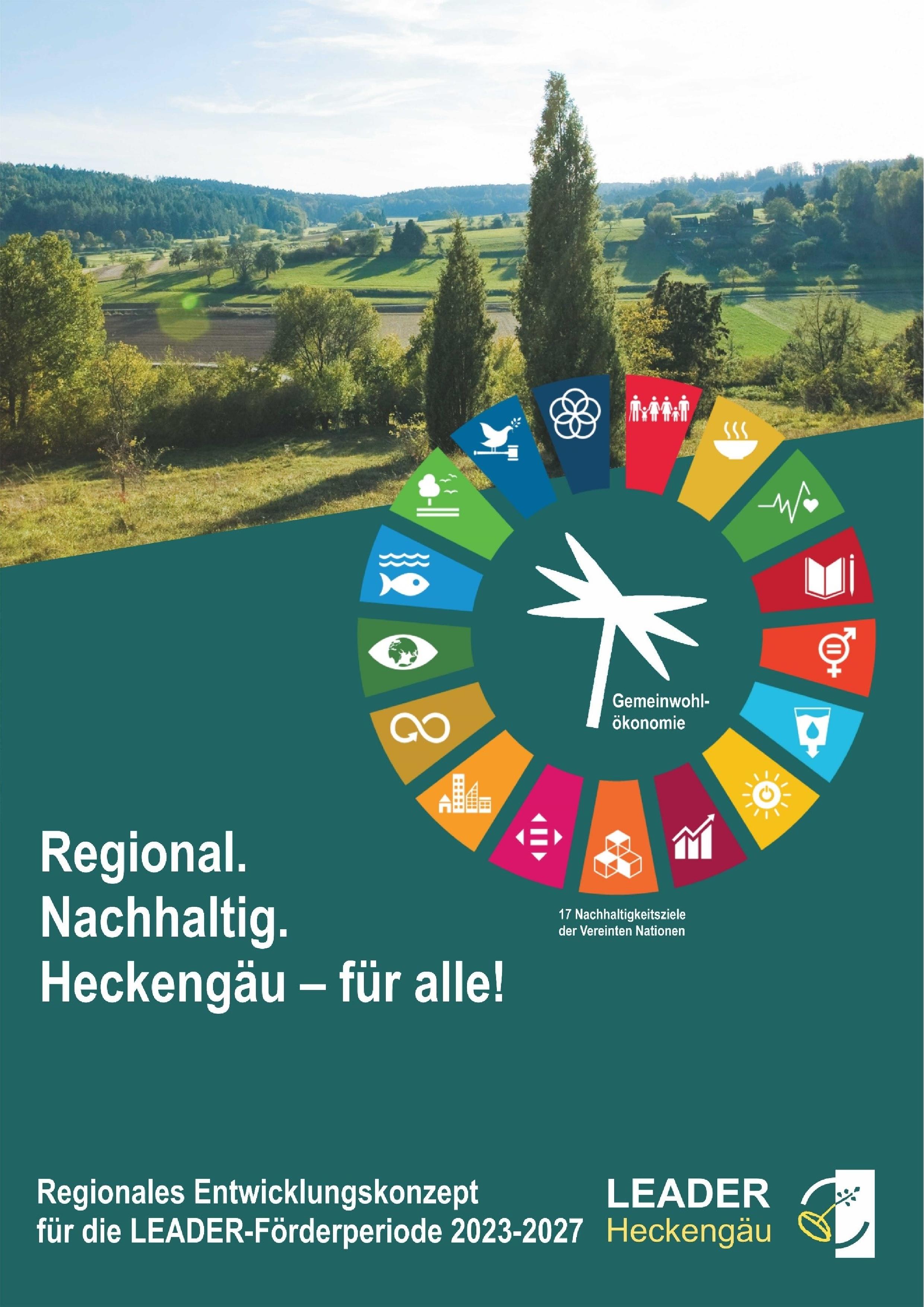 Titelbild des Regionalen Entwicklungskonzepts der LEADER-Aktionsgruppe Heckengäu